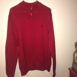 Red Chaps Quarter-zip
